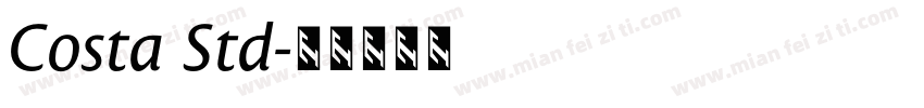 Costa Std字体转换